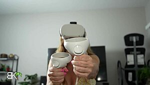 Dumb Stepmom Tricked by VR Gamer Stepson in 4K Action