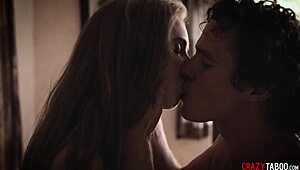 Damn, eager milf Lena Paul bangs perverted boyfriend with deep pussy action!