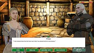 The witch fulfills the fuck wish with blowjob and sex