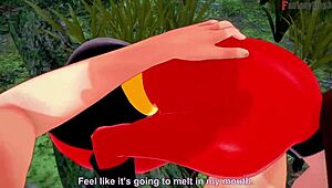 elastigirl gets pounded hard in secret mission incredibles movie