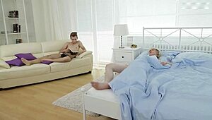 Cute Twinks in Raw Bareback Action on Bed!