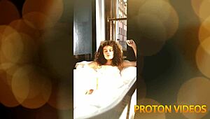 Yo, check this Brazilian curly blonde Natasha Sub gagging on Proton Cook’s facefuck till vomit! 🤮