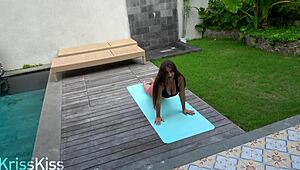 Wow! Step Sister Gets Pounded Hard After Yoga Session, So Intense!