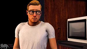 D Va enjoys intense blowjob and ass play with fuckbuddies