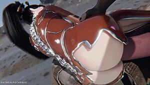 eve from stellar blade fucked hard by huge dick