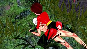 elastigirl gets pounded hard in secret mission incredibles movie