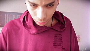 Jerking my big Latino cock until I shoot a thick cum load all over you - Magic C