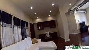 Porn Goes Pro - Australian Kiki Vidis Takes Big Dick in POV Doggystyle