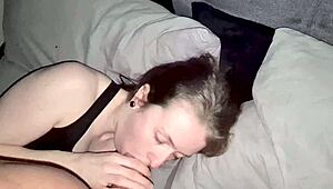 Sloppy deepthroat with german teen pussy