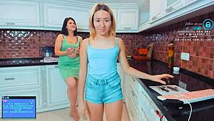 I Convinced Her To Clean The Kitchen In Cosplay