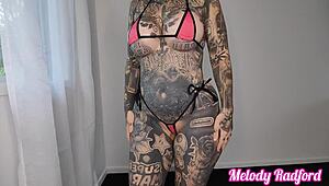 sheer micro bikini try on