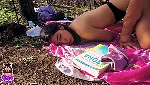 Ever tried fucking in the forest with a huge dick?