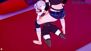 Excellen Browning And Az Sainklaus With Nine And Chitose Kisaragi In Futanari Adventure