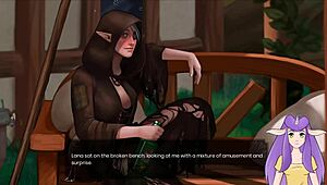 Naked elf has fun in this legend