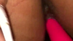 Hey, I'm totally gaping her wet pussy out with toys till she screams in orgasm! Wild stuff!