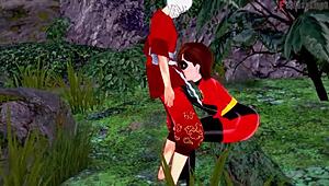 elastigirl gets pounded hard in secret mission incredibles movie