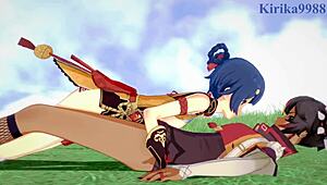 Ganyu And Keqing And Xiangling And Xinyan Intense Futanari Sex - Genshin Impact Hentai 😍