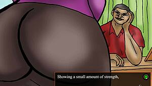 yo, this big butt white professor got slammed by a pimp in anime gameplay, bad ending! 😱