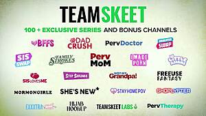 Povlife busty tattooed blonde Emma Mae enjoys steamy bedroom action