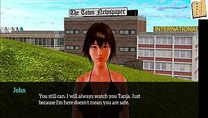 I explore my new family in this homemade erotic adventure with small tits