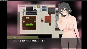 magical girl gets her big tits fingered in this hentai game part 6