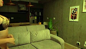 omg, i’m shook! celeste alba’s huge boobs got me seducin’ a worker outside