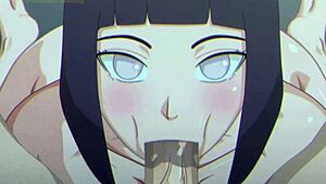 Dr Korr's voiced series features Hinata in blowjob scene 😍