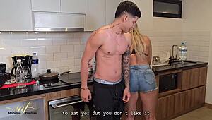 Hey stepmom Monique Fuentes, wanna quickie with Danner while dad's out?