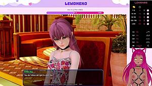 वीट्यूबर ल्यूडनेको हरेम होटल पार्ट 22 मेड बीएसडीएम ऑर्गेज्म के साथ खेली