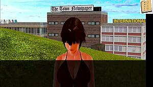 I explore my new family in this homemade erotic adventure with small tits