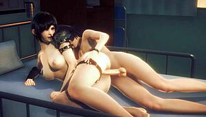 i love watching yuffie get fucked in final fantasy hentai at hospital