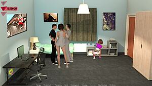 Betrayed gameplay with deepthroat and bound assfucking