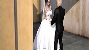 3d porn features massive cock and huge boobs in action