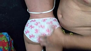 Bonequinha in New Panties Plays with Sexy Toy