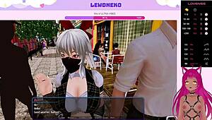 वीट्यूबर ल्यूडनेको हरेम होटल पार्ट 22 मेड बीएसडीएम ऑर्गेज्म के साथ खेली