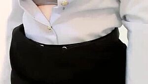 Thai Army Beauty Orders CREAMPIE in 10 Minutes