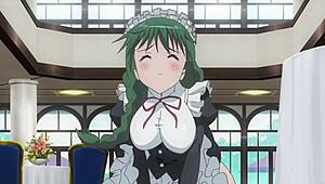 Ladies dominate butlers in explicit hentai scenes with big tits and ass