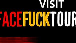 Hot latina babe sinking big cock deep in her throat