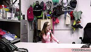 cute game streamer teen 18+ breezy bri caught shoplifting and now her tiny 18+ teen 18+ pussy will be destroyed