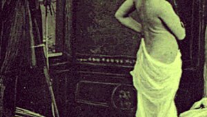 Vintage Victorian bisexuals exploring desires in retro hairy scenes