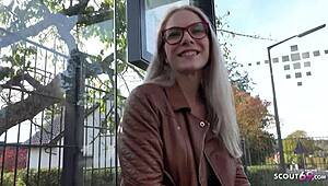 German Scout Feels Wild With Fit Blonde Vivi Vallentine In Hardcore Casting Fuck