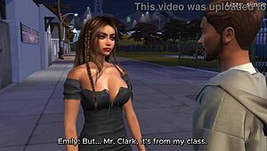 Big Tits Student Fucked by Teacher with Creampie