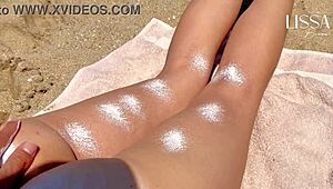 Stranger Fills My Mouth with Cum on Public Beach - OMG!