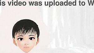 anime girl leo tries hot spring bath in secret spot