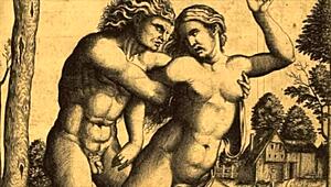 vintage erotic illustration brings back steamy old-school vibes, don't ya think?