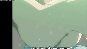 Groping busty step sister's big tits in public train hentai