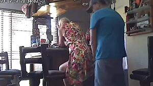 Spycam caught my 40 year old husband cheating with the neighbours 19 year old