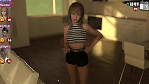 Babysitter joins wild yacht party in 3D anime fun 😎