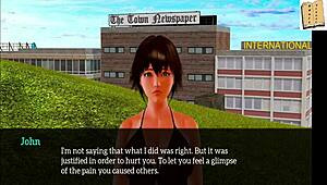 I explore my new family in this homemade erotic adventure with small tits