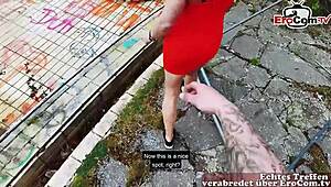 Tattooed German Milf Gets Naughty in Outdoor Anal Fuck